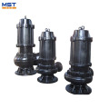 30kw 6 inch cast iron non clog submersible sewage pump with cutter